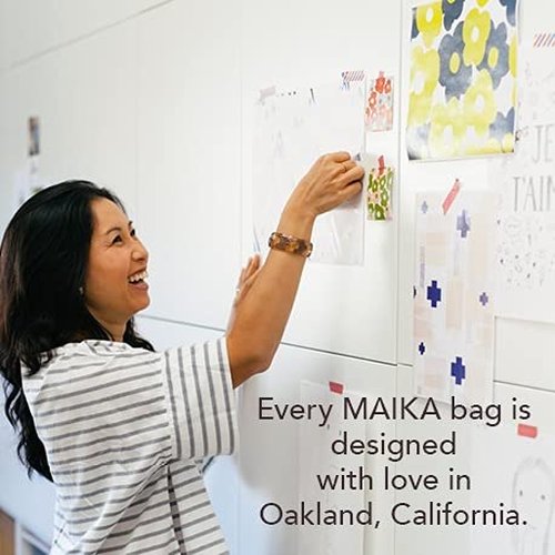 MAIKA Recycled Canvas Large Travel Pouch, Nochi