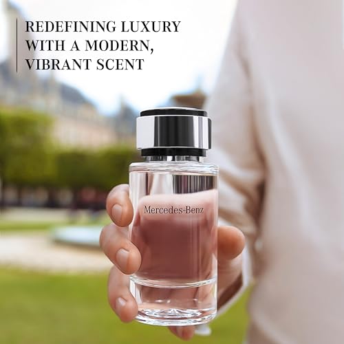 Mercedes Benz For Men - Elegant Fragrance With Woody, Sensual Musky Notes - Mesmerize The Senses With Original Luxury Men¡¯s Eau De Toilette Spray - Endless Day Through Night Scent Payoff - 4 OZ