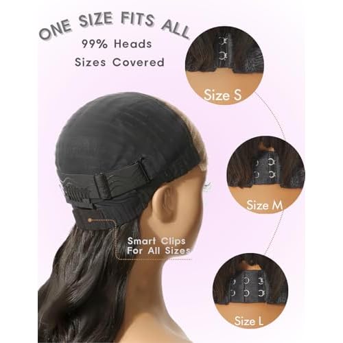 Glueless Wigs Human Hair Pre Plucked Pre Cut Highlight Ombre Deep Wave Lace Front Wigs 180 Density 5x5 HD Lace Closure Wigs For Black Women,Beginner Friendly 28 Inch