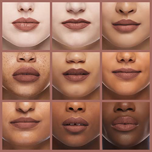 wet n wild Perfect Pout Matte Retractable Gel Lip Liner Pencil, Rich Creamy Long Lasting Color, Well-Defined and Flawless Application, Vegan & Cruelty-Free - Purple Lay Down the Mauves