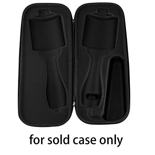 Brappo Hard Portable Travel Case compatibility Revlon One-Step Volumizer Original 1.0 Hair Dryer and Hot Air Brush.(Case Only) (Black)