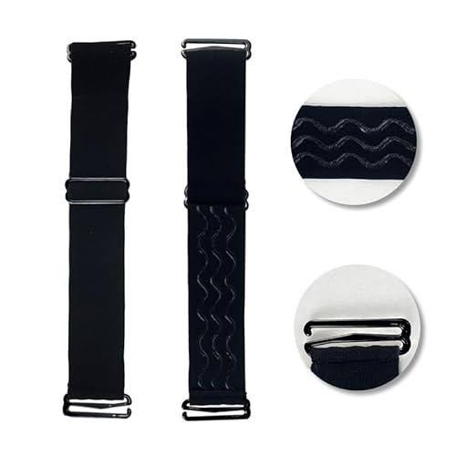 2 PCS Adjustable Elastic Band for Wigs Removable Wig Band Nonslip Wig Strap Black Elastic Bands for Glueless Wig Making Wig Cap Accessories