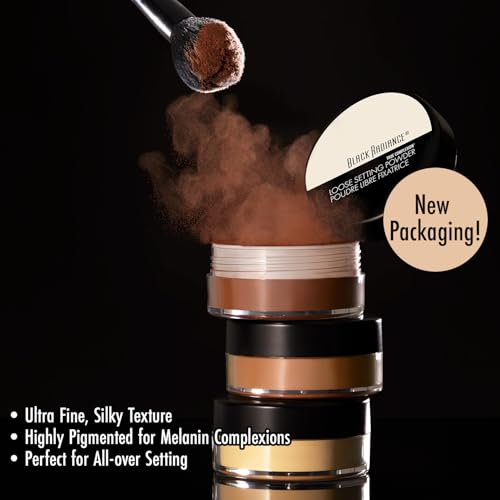 Black Radiance True Complexion Loose Setting Powder, Honeymoon, 0.64 Ounce