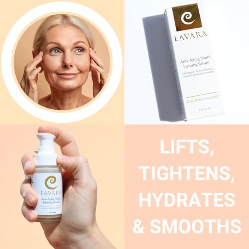 Organic Anti Aging Anti Wrinkle Serum | Award Winning Face Serum to Reduce Wrinkles and Fine Lines | Firming, Tightening, Lifting, & Rejuvenating | Hydrating Natural Organic Skin Care