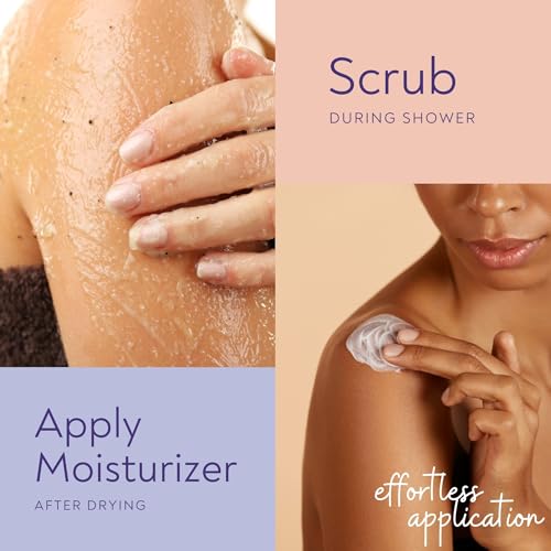 KP Bump Eraser Body Scrub & Keratosis Pilaris Lotion Bundle Set ? Strawberry Legs Treatment for Women - Exfoliates & Deeply Hydrates for Smoother Healthy-Looking Skin