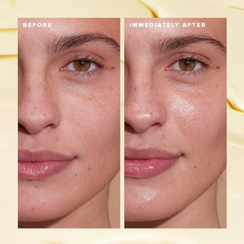 Farmacy Ceramide Face Moisturizer - Honey Halo Hydrating Facial Moisturizer for Dry Skin - Plumps, Soothes + Restores Skin with Potent Ceramides + Buckwheat Honey for a Dewy, Healthy Glow (100ml)