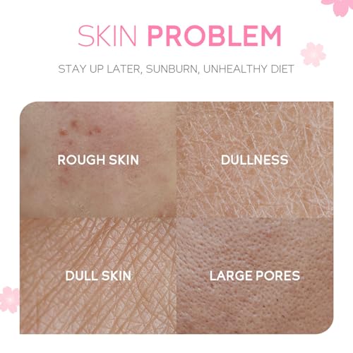 Japan Sakura Skin Care For Kids Set, Kids Skin Care Set For Girls Ages 8-12, Skin Care For Teens 10-12 Gift Set, Girls Skin Care For Kids Age 8-12, Skin Care For Teens 10-12, Japanese Sakura Kit