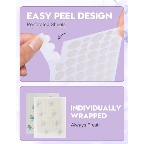 Pimple Patches for Face?Hydrocolloid Acne Patches, 5 Sizes (8/10/12/14/16 mm), 108 ct.?Tea Tree, Salicylic Acid & Centella?Invisible Waterproof Spot Dots, Absorb Fluid & Shrinking Zits and Whiteheads