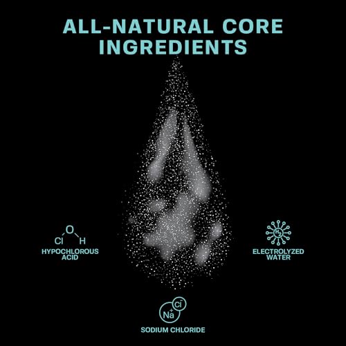BASE LABORATORIES Piercing Aftercare Hypochlorous Acid Spray PRO - 8 OZ | Ear Piercing Cleaner | Saline Solution Piercing Aftercare - Saline Spray for Piercings, Bumps & Keloids | Ear, Nose, Belly