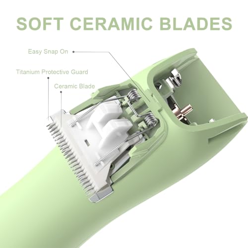 Body Hair Trimmer for Men Women - Ball Trimmer Manscape Electric Shaver for Pubic Groin Bikini - IPX7 Waterproof Rechargeable Body Groomer with LED Light Travel Lock - 120Min Runtime