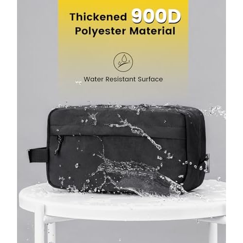 Vorspack Travel Toiletry Bag for Men - Hanging Toiletries Bag Water Resistant Travel Bag for Toiletries Accessories