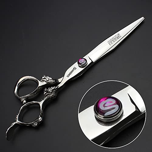 7" 7.5" 8"9" Professional Hairdressing Scissors Barber Salon Hair Cutting Dragon Shears (Large). (7 inch 4pc)