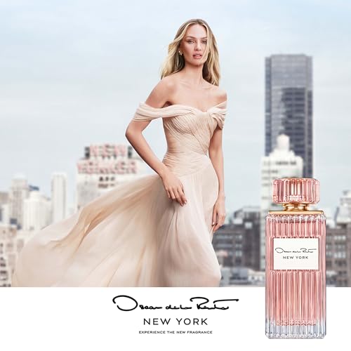 Oscar de la Renta New York Eau de Parfum 3 Piece Gift Set for Women - Perfume Spray 3.4 Fl. Oz, Purse Travel Spray 0.5 Fl. Oz, and Body Lotion 3.4 Fl. Oz.