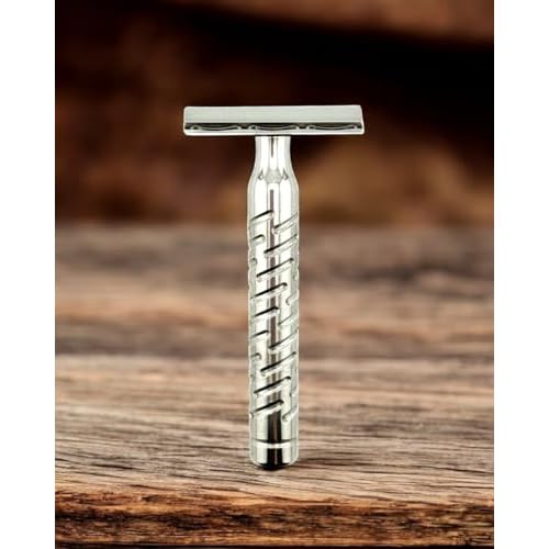 The Goodfellas' Smile Styletto V2 Double Edge Safety Razor ? 100% Stainless Steel, High Luster Finish | Made in Italy Computer Designed Head for Precise, Efficient & Comfortable Wet Shaving
