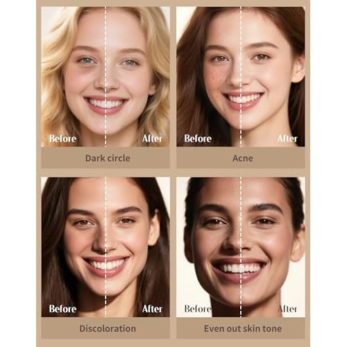 bayfree Tinted Moisture Foundation Balm, All-Day Wear Full Coverage Foundation, Hydrating & Weightless, Sweatproof & Humidity-Resistant, Buildable Natural Finish, Vegan Korean Makeup