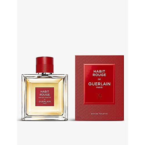 GUERLAIN Habit Rouge For Men Eau De Toilette Spray, 3.4 Ounce