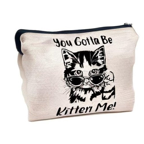IWXYI Cat Makeup Bags for Women, Funny Kitty Makeup Bag