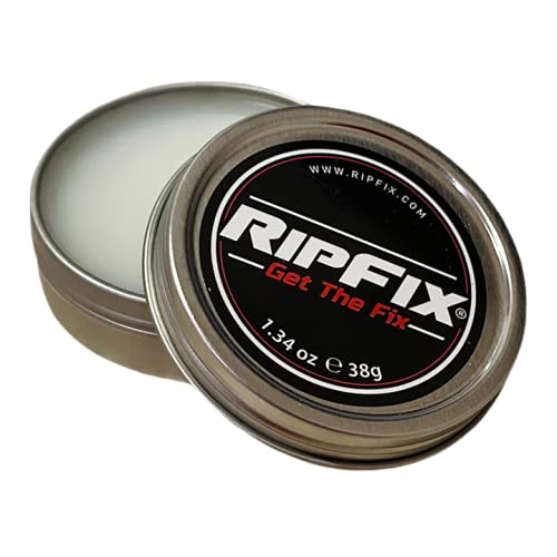 RipFix Hand Repair Balm for Dry Cracked Hands, Hand Salve for Gymnastics and Rock Climbers, Rip Fix Climbing Salve for Men and Women, Premium Gymnast Balm for Hardworking Hands, 2 Classic 1.34 oz Tins