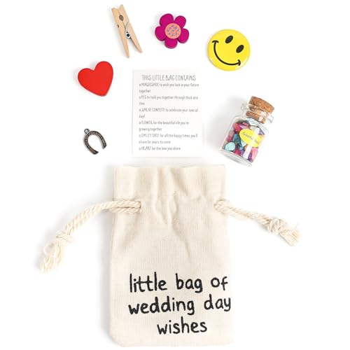 Cute Wedding Day Gifts for Bride From Best Friend, Bride Gifts, Wedding Card,Wedding Blessing Souvenirs, Beautiful Souvenirs for Honeymooner on Their Wedding Day.