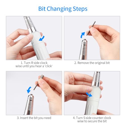 Strong 207B 35000RPM 65W Electric Manicure Drill for Nail Drill Machine Polishing Manicure Tools