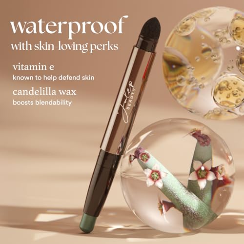 Julep Eyeshadow 101 Cream-to-Powder Waterproof Shadow Stick ? Champagne Shimmer ? Long-Lasting, Crease-Proof, Medium Golden-Beige Shimmer Cream Eyeshadow with Built-in Smudger