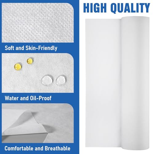 Disposable Bed Sheets 31" x 71" Massage Table Covers Non Woven Fabric Massage Bed Sheets Breathable Bed Cover for Spa Massage Beauty Tattoos Waxing Table (White-300Pcs)