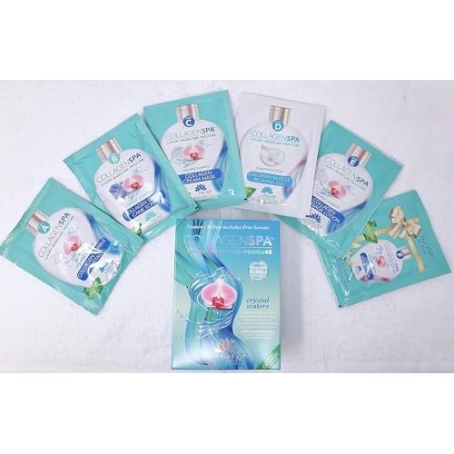 LaPalm Collagen Spa Luxury Manicure and Pedicure with Collagen Bubble Crystals - Mix of 6 Scents