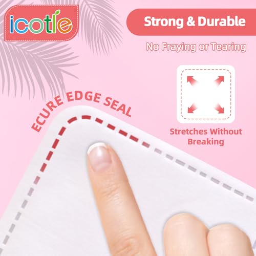 200-Count Eye Cotton Pads 100% Cotton Ultra Soft Square Cotton Pads, Spunlace Purely Physical Technology, Makeup Remover Pads for Facial Cleansing on All Skin Types