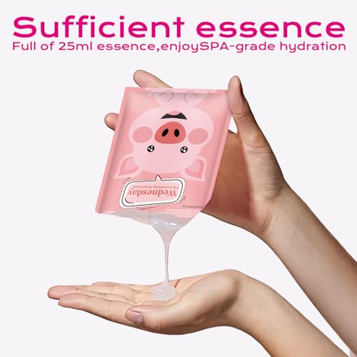 7PCS Kids Face Mask Set Spa Treatment Facial Mask for Kids, Moisturizing Spa Party Facial Mask Skincare Set