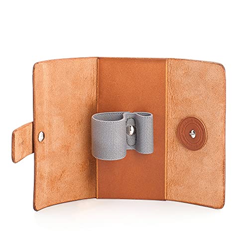 M?HLE TRAVEL Vegetable-Tanned Cowhide Travel Case 13.5 x 8 x 4 cm