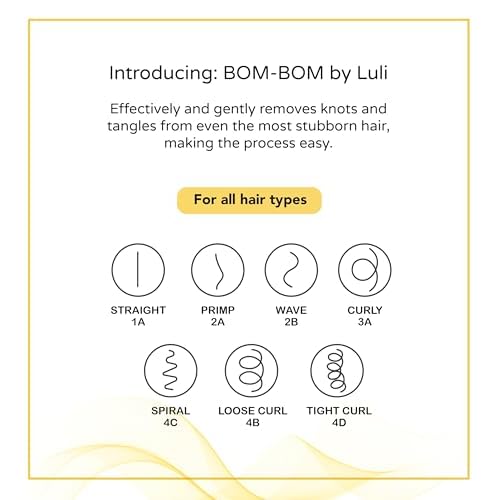 BOM BOM 2 Unit Kit, Wet And Dry Vented Detangling Hair Brush For All Hair Types, Light Weight Hairbrush, Scalp Massage Brush (Orange yellow)