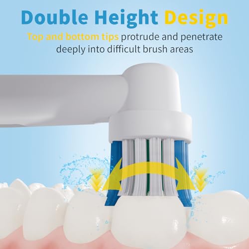 8 Pack Replacement Toothbrush Head Compatible with Oral B Toothbrush (Premium Packaging)