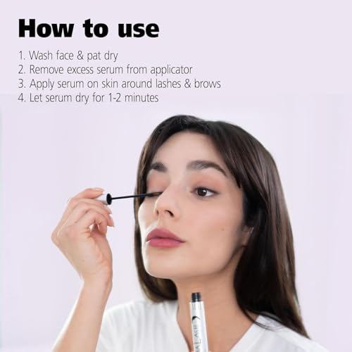 DABALASH Waterproof Combo ? Professional Eyelash & Brow Growth Serum + Waterproof Mascara ? Promotes the Appearance of Naturally Longer, Fuller & Thicker Lashes + Brows ? 0.18 oz & 0.45 oz
