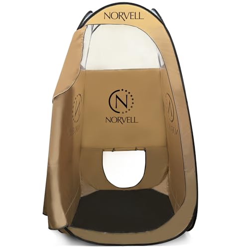 Norvell XL Portable Spray Tan Tent ? Extra Large Pop Up Booth for Professional Sunless Tanning, Mobile Spray Changing Room with Carry Bag & Easy Clean Floor for Self Spray Tan Application
