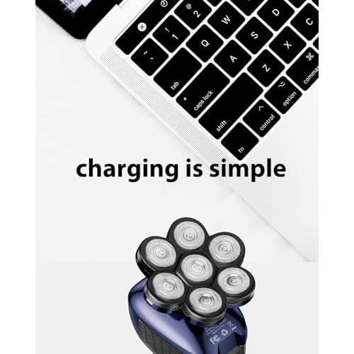 5V USB Charging Cable for Wyklaus Head Shavers 7D - Compatible and Reliable Power Solution, with 1 Cleaning Brush, 3.3ft Power Cord