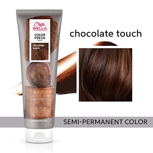 Wella Color Fresh Mask | Color-Depositing Hair Mask for Refreshed Salon Color | Vegan Formula with Avocado Oil for Smooth, Moisturized Results | All Hair Types | Zero Damage | Silicone Free | 5 Fl Oz