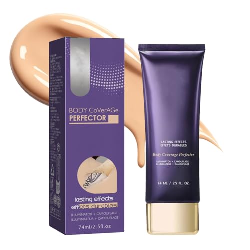 Tattoo Cover Up Makeup, Leg And Body Makeup Waterproof No Transfer,Body Coverage Perfector 2.5OZ