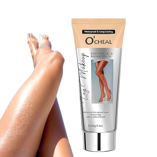 Leg Makeup Concealer, Leg Cream Waterproof Flawless Body Foundation Cream, Skin Tattoo Scars Concealer, Suitable for Natural, Healthy Skin Tones 100g