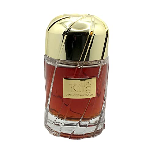 The King Eau de Parfum 3.4 oz - Mens Cologne with Bergamot Black Currant Pepper Cinnamon Clove Amber Musk Patchouli Sandalwood & Vanilla loved for its long lasting trail and compliment catching aroma