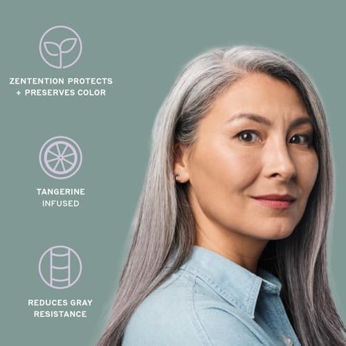 ZENAGEN Eclipse Color Preservation + Gray Support Shampoo | Enhances Hair Color Vibrancy, Reduces Gray Appearance, Nourishes & Strengthens Aging Hair, Plant-Based, Color-Safe, 473 mL / 16 oz