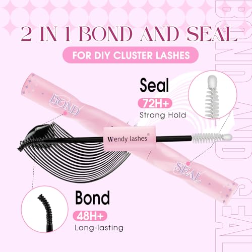 Wispy Lash Clusters Kit Packs: Wendy, 784Pcs, C3, C3, C9, C9, D Curl, 10-18mm Mixed, Natural, Volume, Soft, DIY Eyelash, Individual, Fake Lashes, Bulk Pack