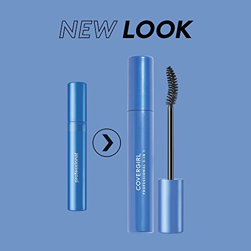 COVERGIRL Professional All-in-One Curved Brush Mascara Black Brown 210, 0.3 Ounce (packaging may vary)