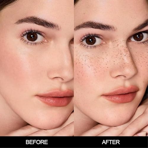 Freckle Stamp, 5-Point Freckle Stamp, Freckles Pen, Faux Freckle Foundation Sitck, Natural-Looking Long-Lasting Beauty Freckles Marker (#1-LIGHT)
