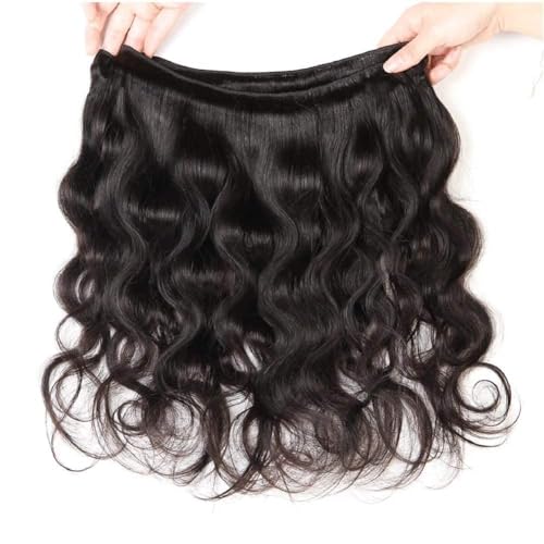 Body Wave Human Hair Bundles with Closure 10A Brazilian Human Hair 3 Bundles with 4x4 HD Lace Closure Free Part 100% Unprocessed Virgin Hair Natural Color£¨18 20 22+16 Inch£¬Body Wave£©