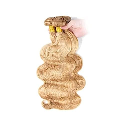 34 34 34 Inch P27/613 Bundle 613 Body Wave Human Hair Bundles Two Tone Highlight Blonde Body Wave Bundles Human Hair Honey Blonde Bundle