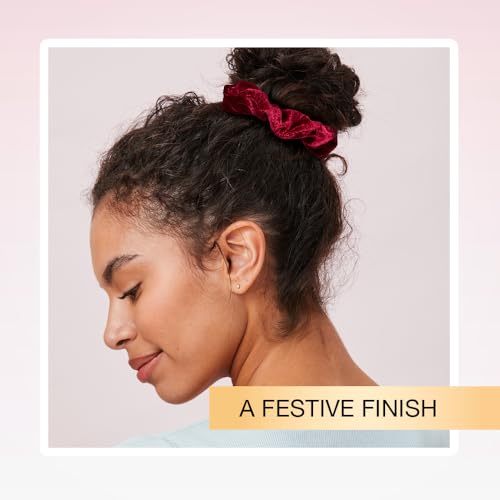 Scunci by Conair 10pk Scrunchie Velvet & Knitted Gift Box - hair ties -holiday gifts - teen girl gifts - hair elastics - hair accessories for girls - stocking stuffers - gifts for her - Assorted