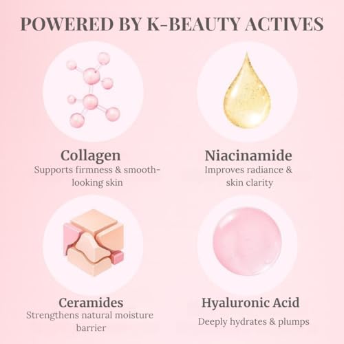 Korean Collagen Night Wrapping Mask - Overnight Peel Off Facial Mask for Face - Hydrating Sleeping Mask Skincare - Anti-Aging Glass Skin Elasticity Treatment - Women
