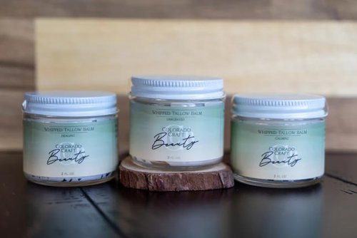 Colorado Craft Beef Whipped Tallow Balm, Healing Formula, Pasture Raised, 2 fl oz (Packaging May Vary)