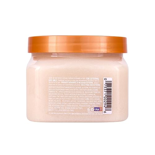 Tree Hut Shea Sugar Scrub, Exfoliating Body Scrub Removes Dead, Dry Skin for a Soft & Hydrated Feel, Nourishing Essential Body Care, 18 fl oz.