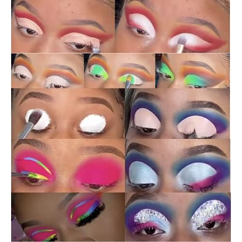 Fendy Eyeshadow Primer,Primer Face Makeup Eye Shadow Base,Anti-Aging Eyeshadow Primer Potion Waterproof Great for Oily Lids Primer (Skin-04)